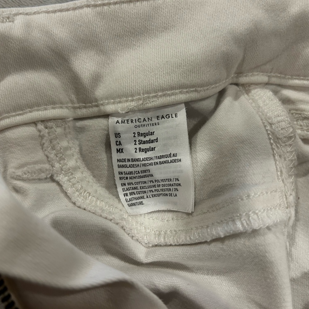 American Eagle Outfitters Women’s White Denim Skinny Jeans Sz. 2-Reg. - Picture 6 of 9